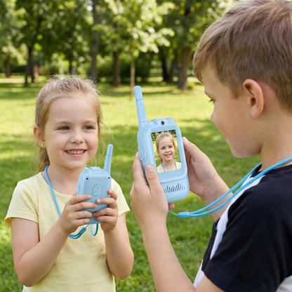 💫Kids Video Walkie Talkie Set (2-Pack) – Intercom with Camera & Screen