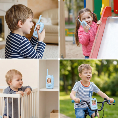 💫Kids Video Walkie Talkie Set (2-Pack) – Intercom with Camera & Screen