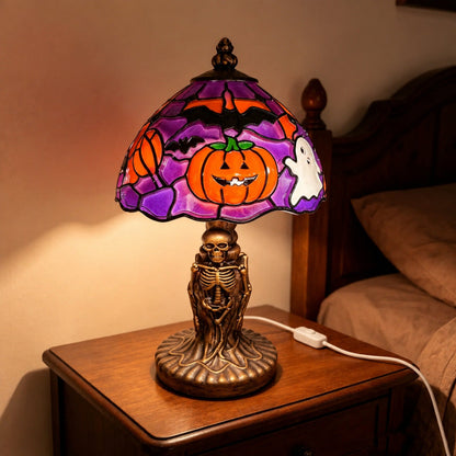 🎃 Vintage Halloween Pumpkin Lamp – Create A Cozy Haunted Glow For Your Home