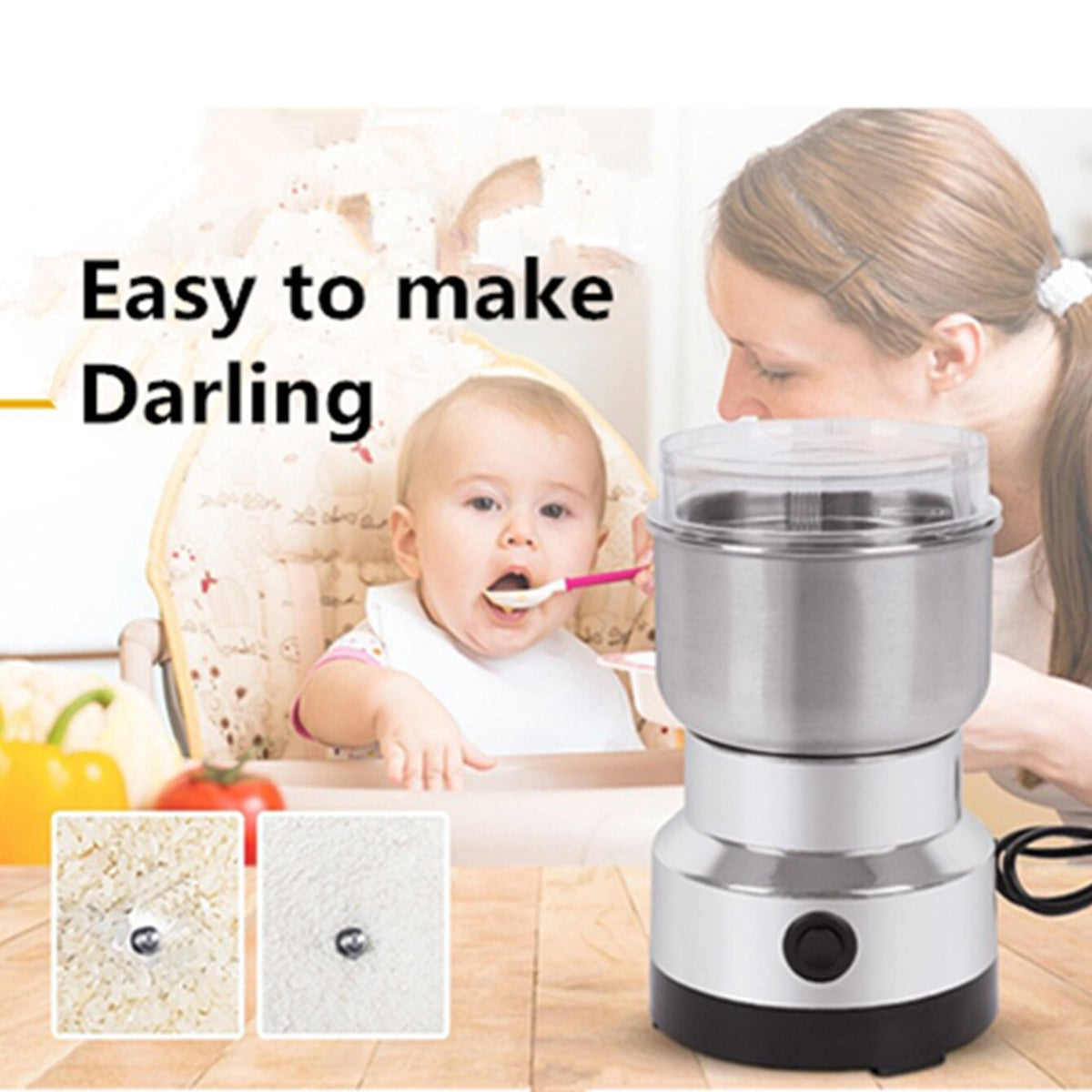 HOT SALE🔪High-Speed Stainless Steel Grain Grinder