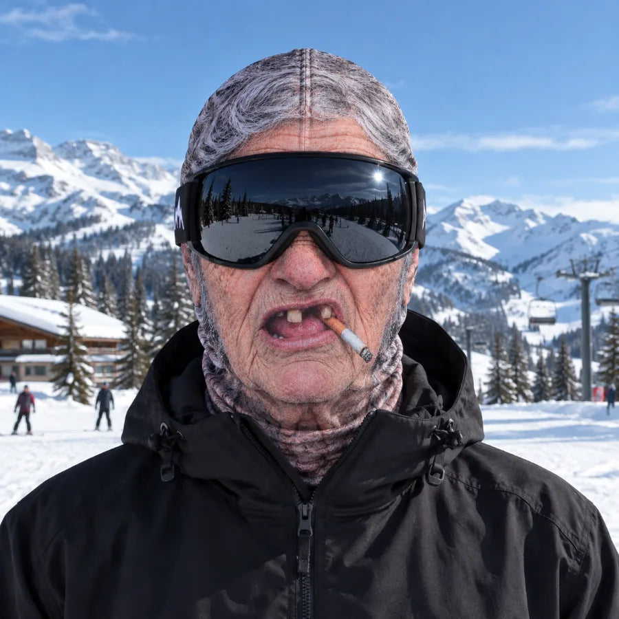 Custom Funny Ski/Biker Mask - Personalized Birthday Gifts For Ski Lovers - Born For The Slopes