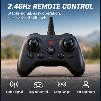 Remote-Control Fighter Jet, 360-Degree Flip Fighter Jet, LED Smart Takeoff Take off vertically, hover in place