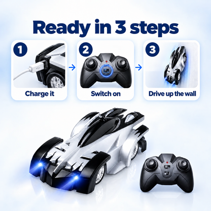 Wall-Climbing RC Hyper Car – Drive on Floors, Walls, Glass & Mirrors