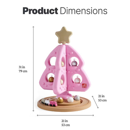 My First Christmas Tree Stacking and Sorting Toys - Pink 12pc