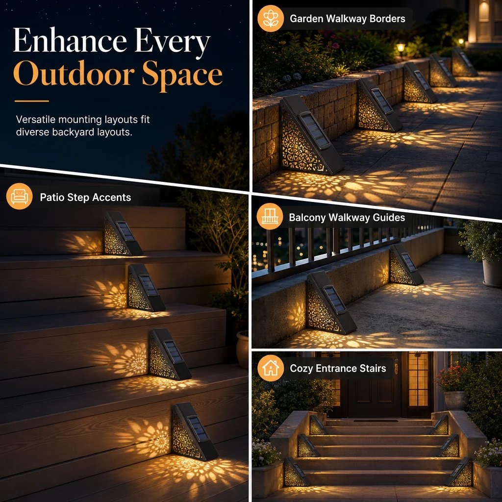 💡 Save 50%!☀️ Solar Step Light – For stairs, decks & pathways✨