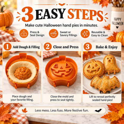 Hot sales🔥3-Pack Halloween Hand Pie Molds