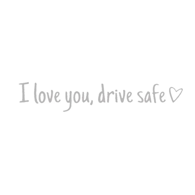 💓 I love you, drve safe Sticker（6pcs）
