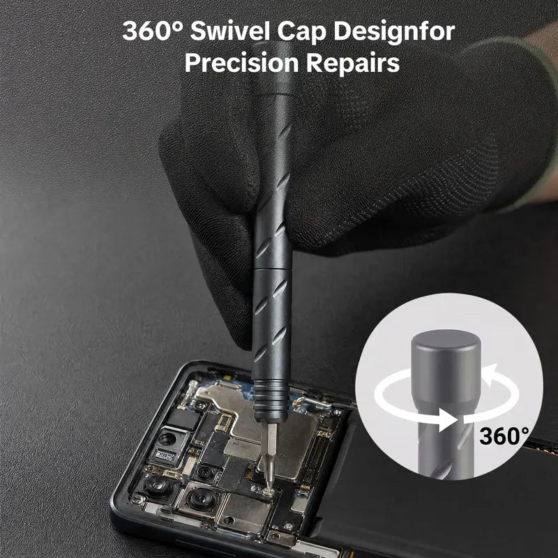 55-in-1 Magnetic Precision Screwdriver Set – Foldable Repair Tool Kit with Bits, Wrenches & Pry Tools for Electronics, Home & DIY