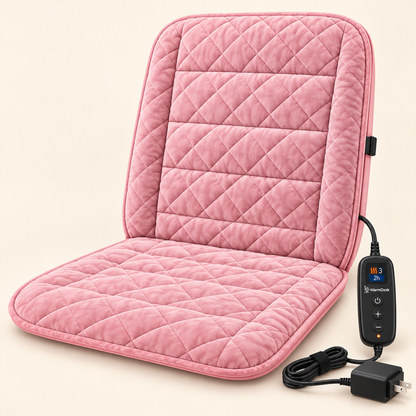 Heated Office Chair Pad – 3 Heat Levels, Digital Display & Auto Shut-Off