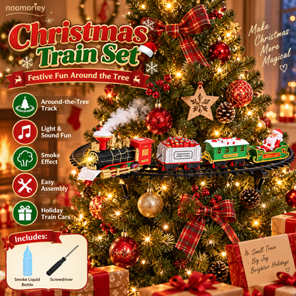 🔥Last Day 50% OFF🎄🚂 Christmas Magic Express – Around-the-Tree Train Set