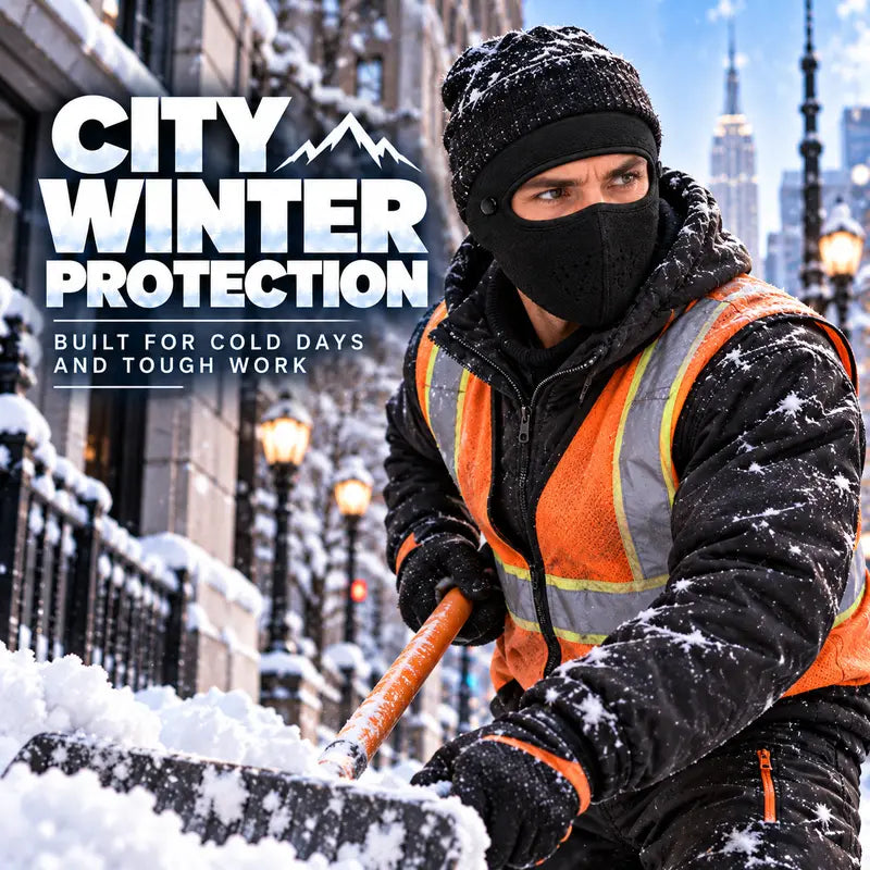 🔥Last Day 50% OFF – Fleece-Lined Winter Balaclava with Detachable Goggles – Wind-Resistant Face & Neck Cover for Cycling, Skiing & Outdoor Activities