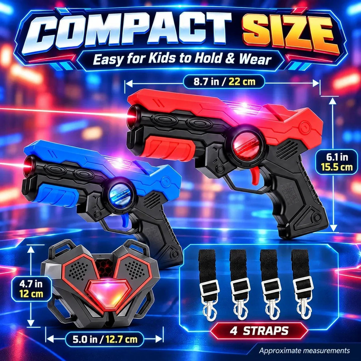 🚀 Laser Battle Gun Set — Bring the Ultimate Battle Experience Home!