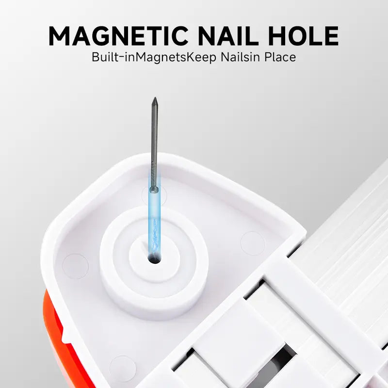All-in-One Picture Hanging Tool with Level & Ruler – Dual Nail Positioning Frame Alignment Guide