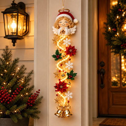 Hot sales🔥Glowing Christmas Door Hanger