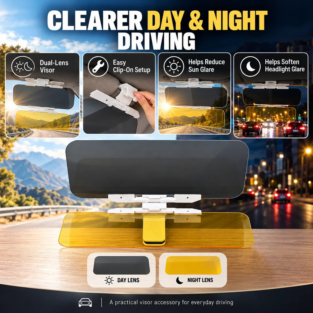 Dual lens car visor product overview
