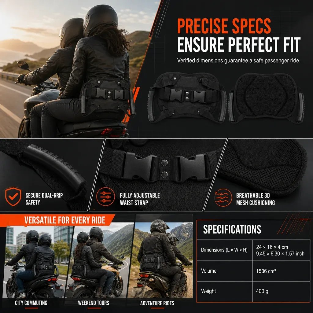 Product specification image showing construction, dimensions and weight