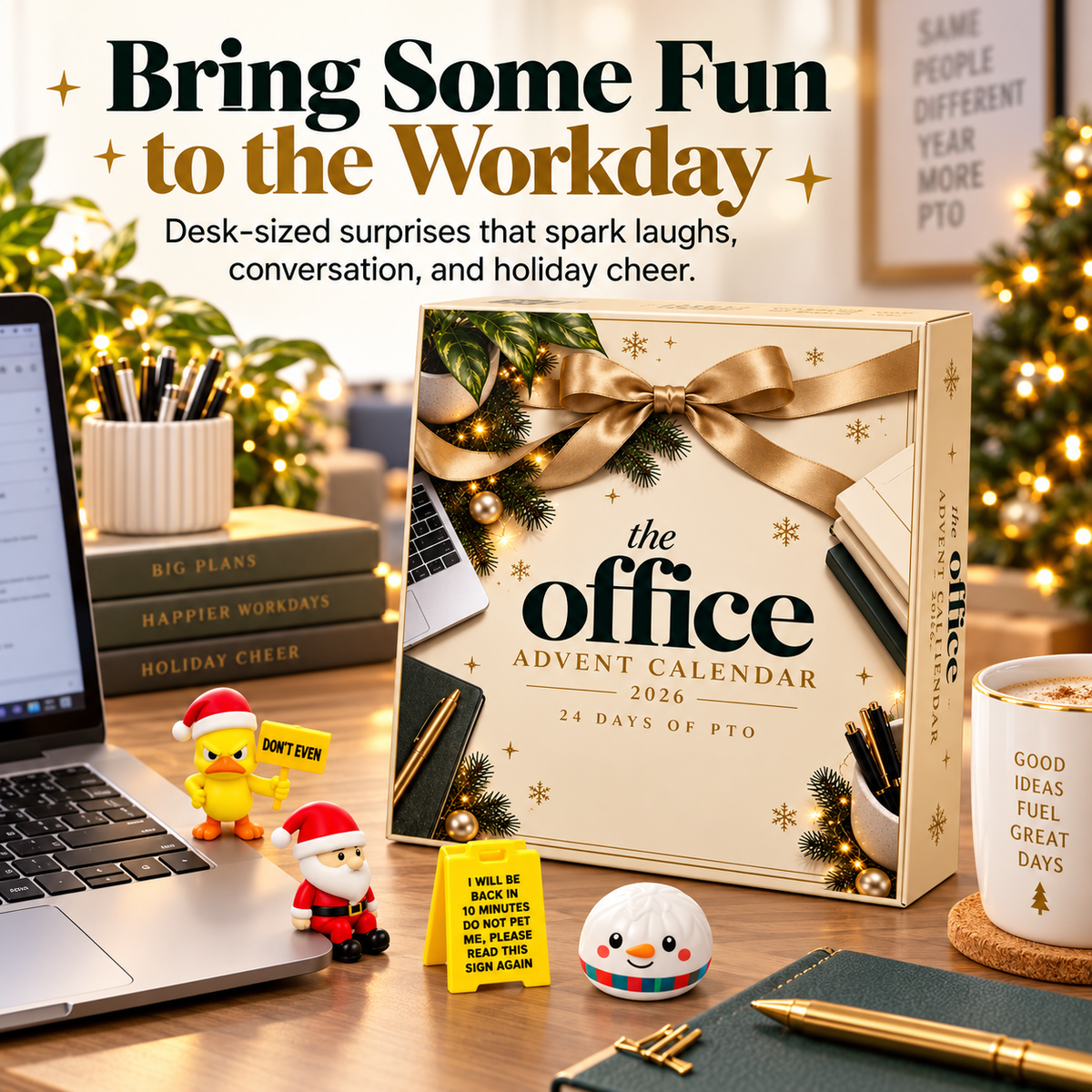 The Office Advent Calendar 2026 – 24 Days of PTO, Funny Desk Surprises & Coworker Christmas Gift