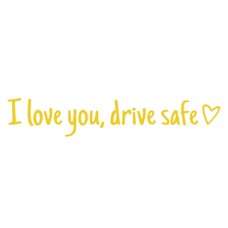 💓 I love you, drve safe Sticker（6pcs）