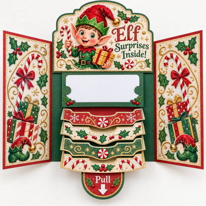 🔥LAST DAY 50% OFF - 2026 New 🎅💳 Waterfall Christmas Gift Card Booklet ✨