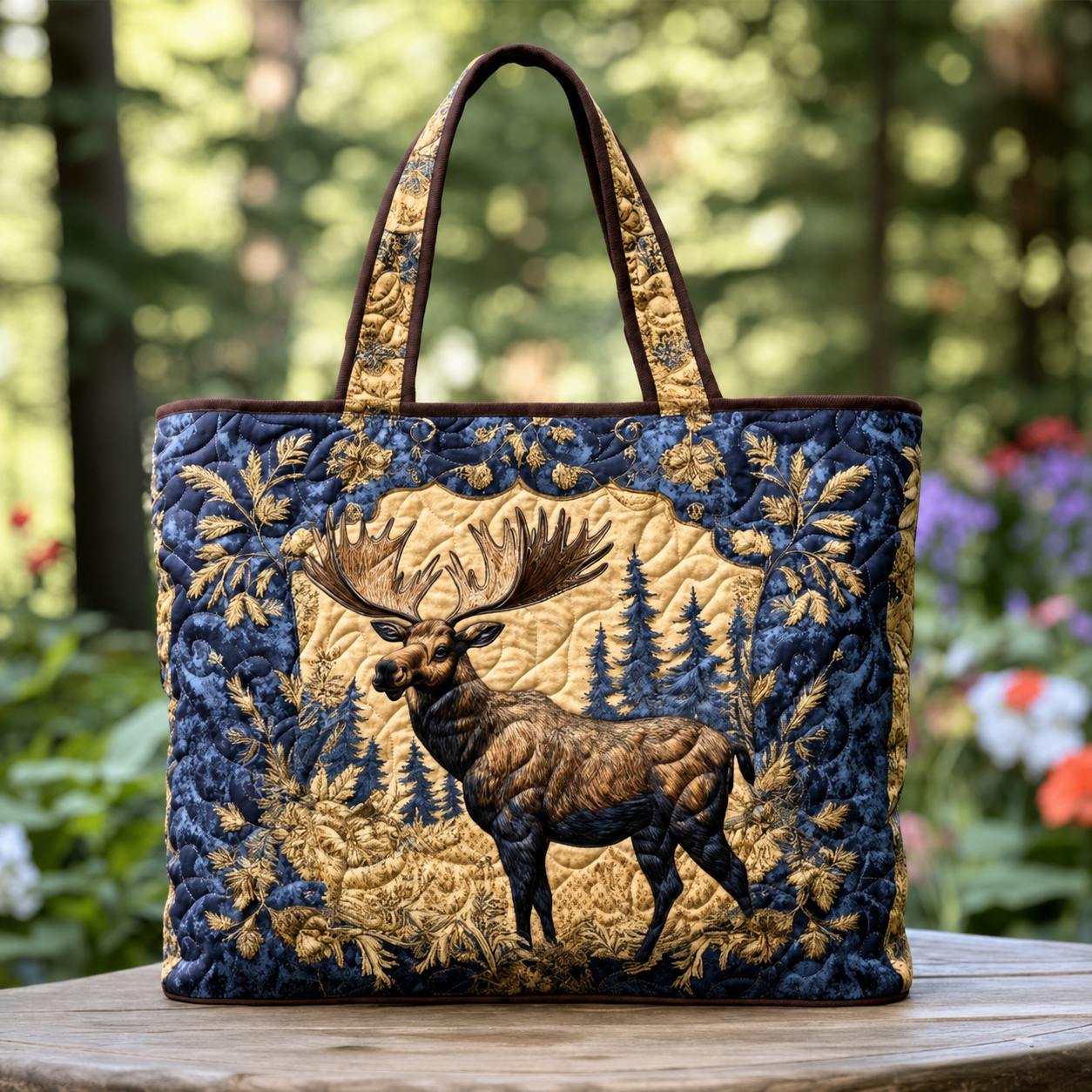 🐎 Western-Inspired Quilted Tote Bag – Spacious Statement Shoulder Bag