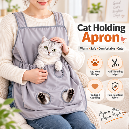 Hot sales🔥Cat Holding Apron with Paw Openings