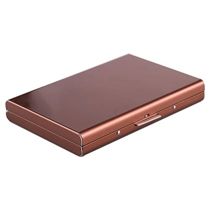 🔥Men's Minimalist RFID Blocking Metal Card Holder Wallet