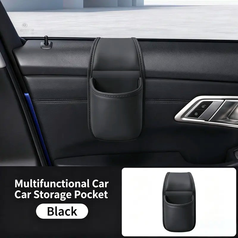 ? Car Phone Storage Pocket – Slim Organizer for Phones, Keys & Cards