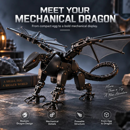✨🎁DragonMorph – Egg to Dragon Transforming Mechanical Toy