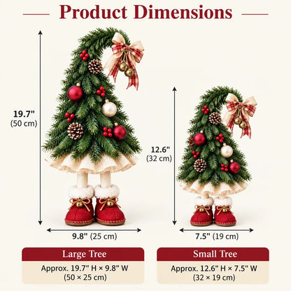 Curved-Top Elf Mini Table Tree | For nook & seasonal shelf decor