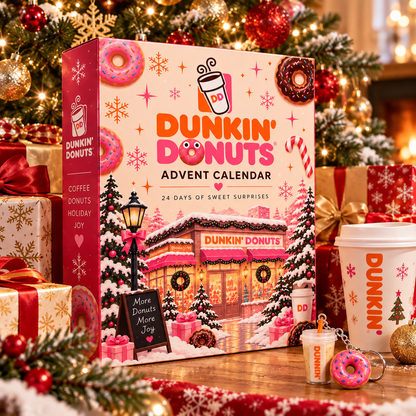 🍩  ☕  24 Days of Coffee Shop Advent Calendar 2026 – 24 Surprise Coffee & Donut Keychain Collectibles