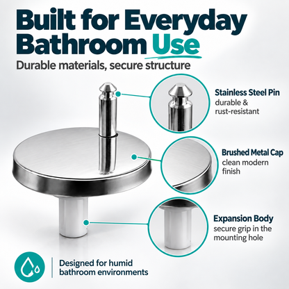 Hot sales🔥2-Pack Universal Toilet Seat Top-Mount Bolts