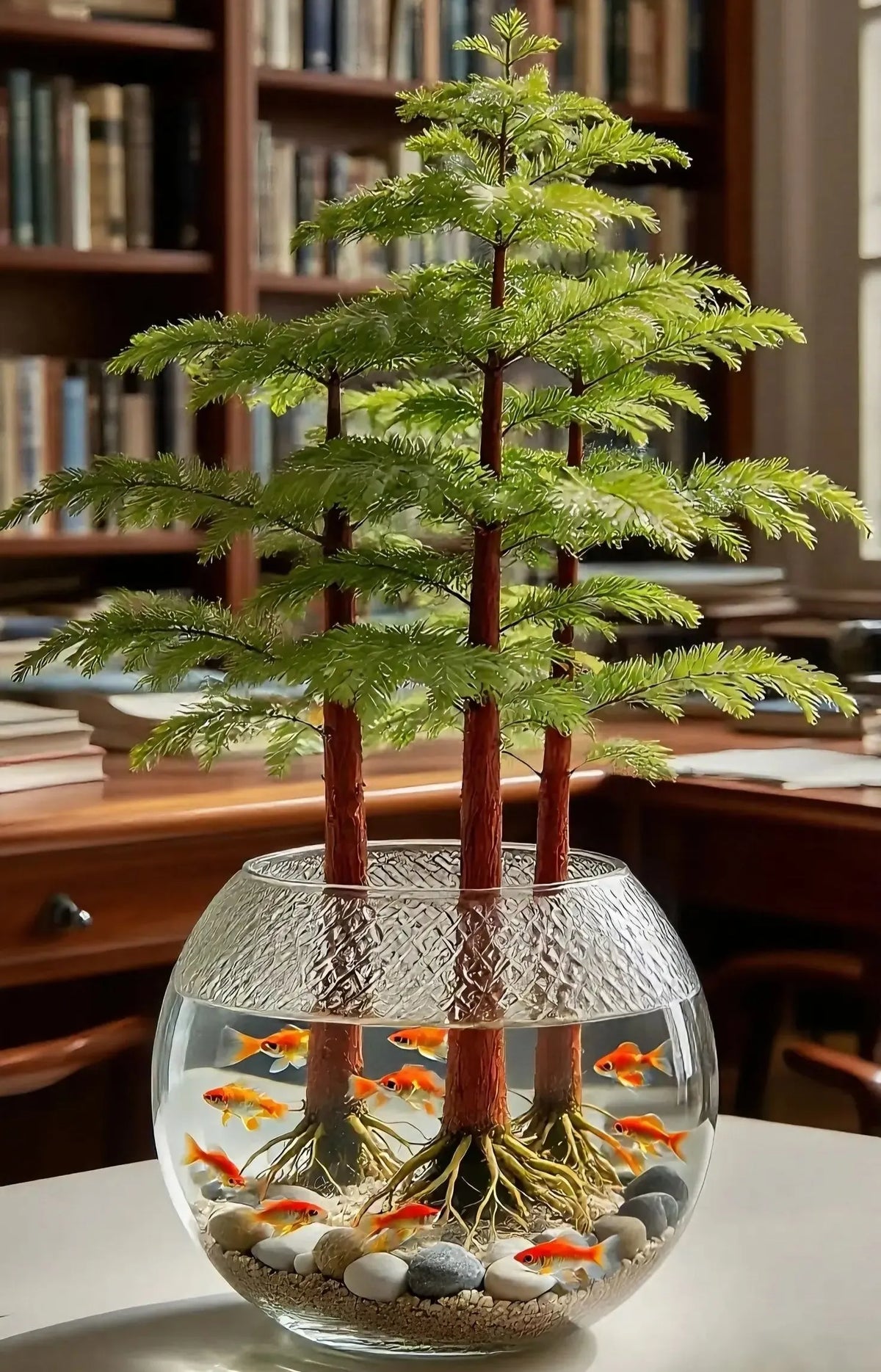 🌿 Hydroponic Dawn Redwood Starter – Grow Your Own Mini Tree💧