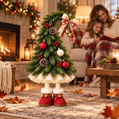 Curved-Top Elf Mini Table Tree | For nook & seasonal shelf decor