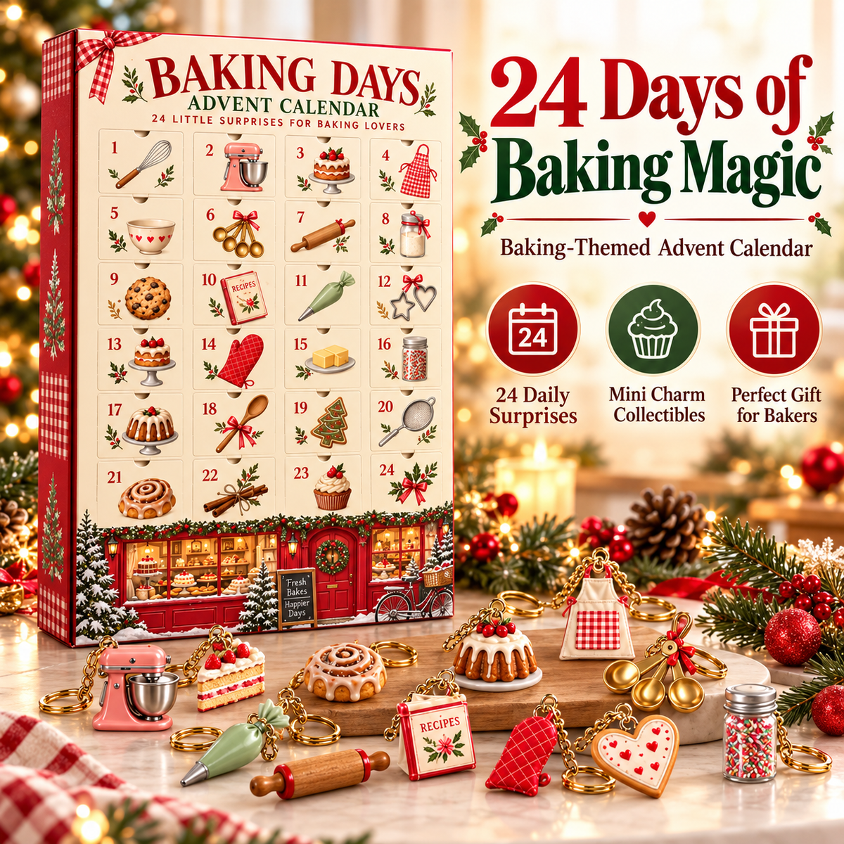 Baking Days 2026 Advent Calendar 24-Piece Set