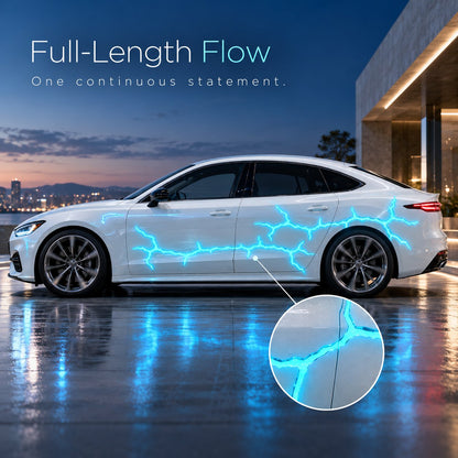✨Liquid Laser Glow Car Wrap, Streaming Thunder Light Luminous Vinyl Film for Custom Car Styling & Night Car Show