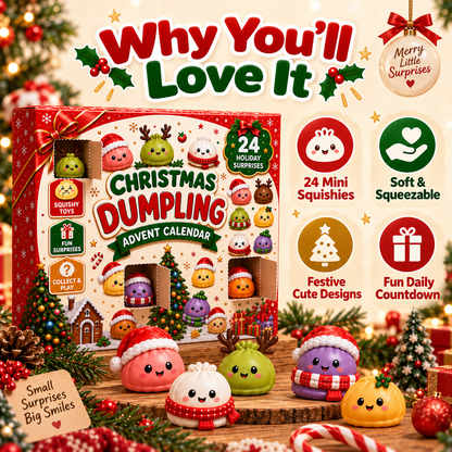 Hot sales🔥2026 Dumpling Squishy Advent Calendar