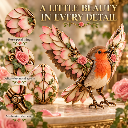 🌹🐦 Rosewing Robin – 2-in-1 Rose Egg to Mechanical Bird Transforming Figure