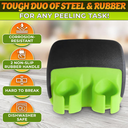 🔥HOT SALE 49% OFF - 🥔Palm Vegetable Peeler – Soft Grip Handheld Fruit & Veggie Peeler
