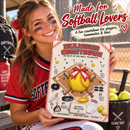 🥎 24-Day Softball Advent Calendar 🎄 | Daily Surprises & Game-Day Accessories for Softball Girls 🎁