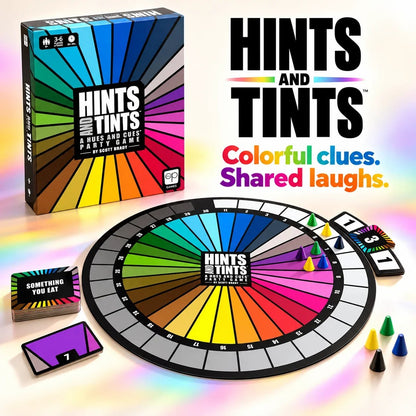 Hints and Tints | Creative Color Clue Party Board Game, Fast-Paced Family & Group Game