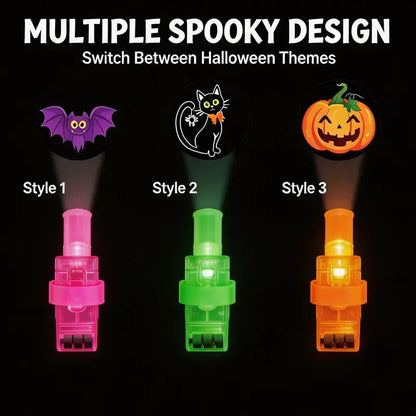 🎃 Halloween LED Projection Finger Lights – Multi-Color Light Up Finger Projectors