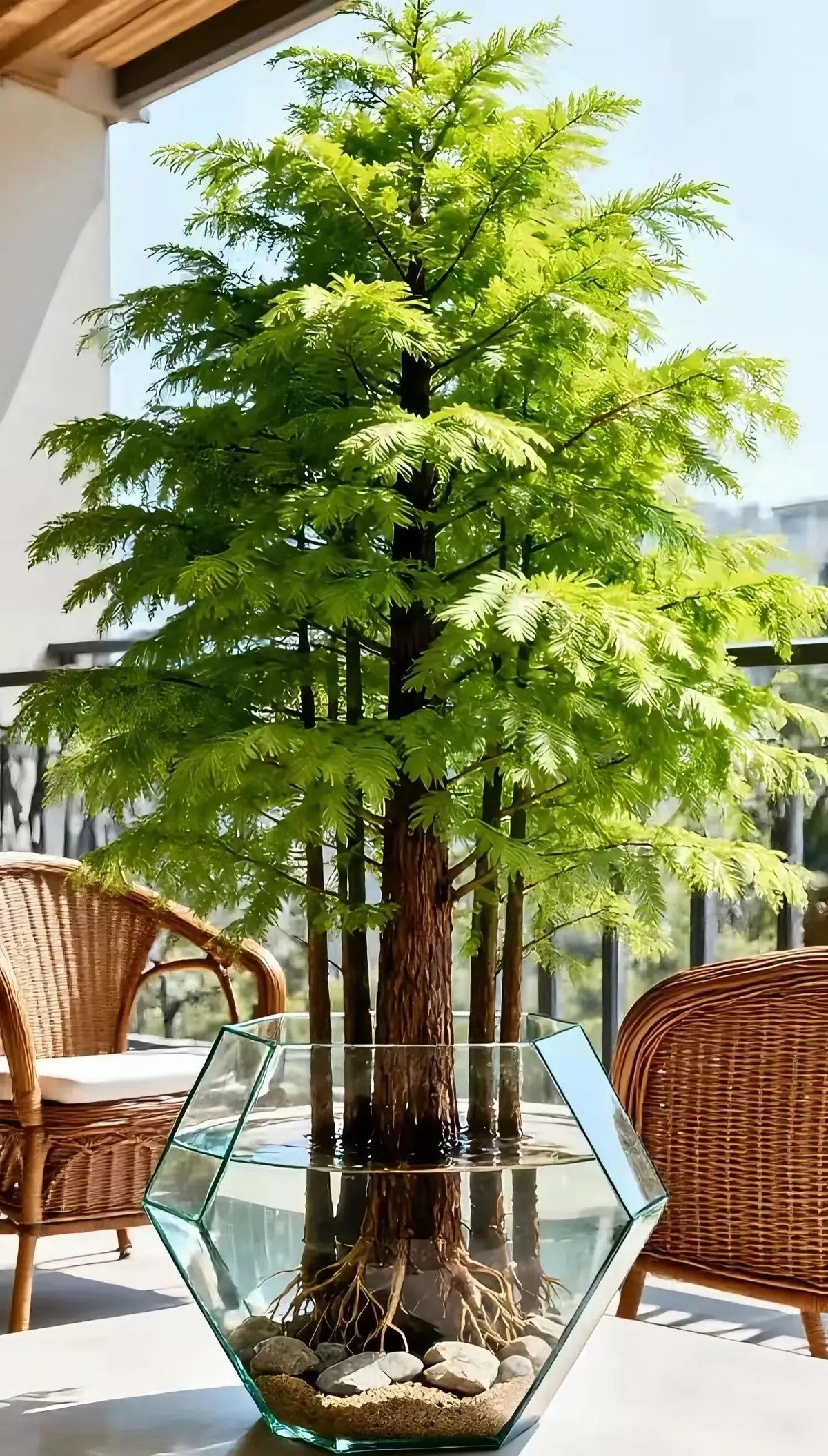 🌿 Hydroponic Dawn Redwood Starter – Grow Your Own Mini Tree💧