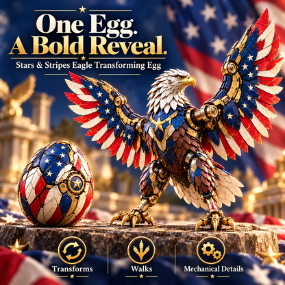 Stars & Stripes Eagle Transforming Egg
