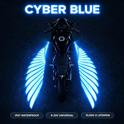 ⏰ LAST DAY 50% OFF 🏍️ Angel Wing Motorcycle LED Projector Lights (1 Pair)