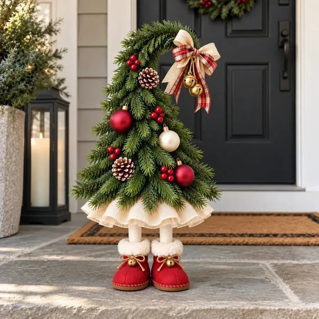 Curved-Top Elf Mini Table Tree | For nook & seasonal shelf decor
