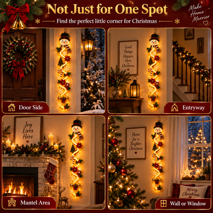 Hot sales🔥Glowing Christmas Door Hanger