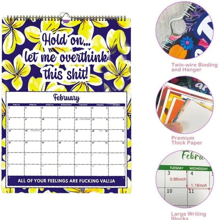2027 Sweary Mental Health Calendar