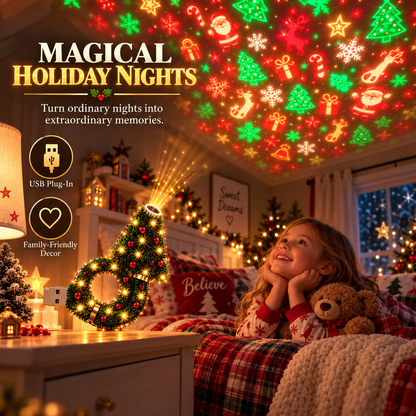 Hot sales🔥USB Christmas Projector Night Light