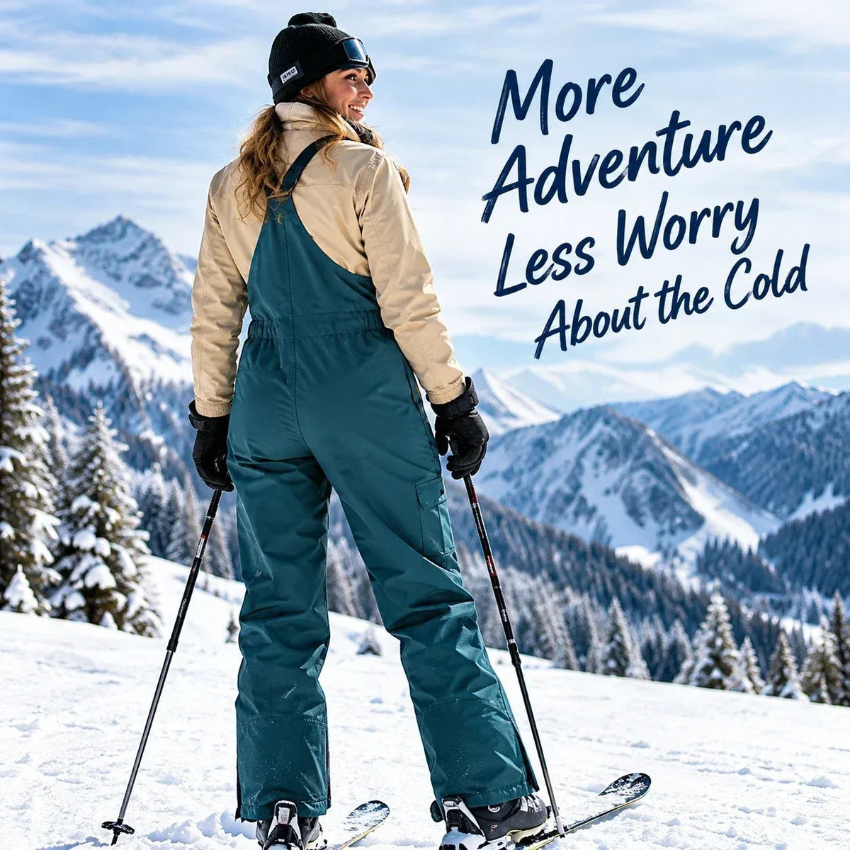 ❄️ Women's Waterproof Insulated Ski Bib Overalls — Warm & Lightweight 🎿