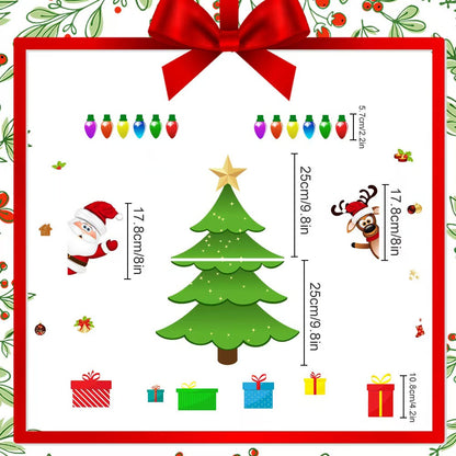 🎄 Magnetic Christmas Decorations – DIY Reusable Fridge Magnets with Christmas Tree & Holiday Characters